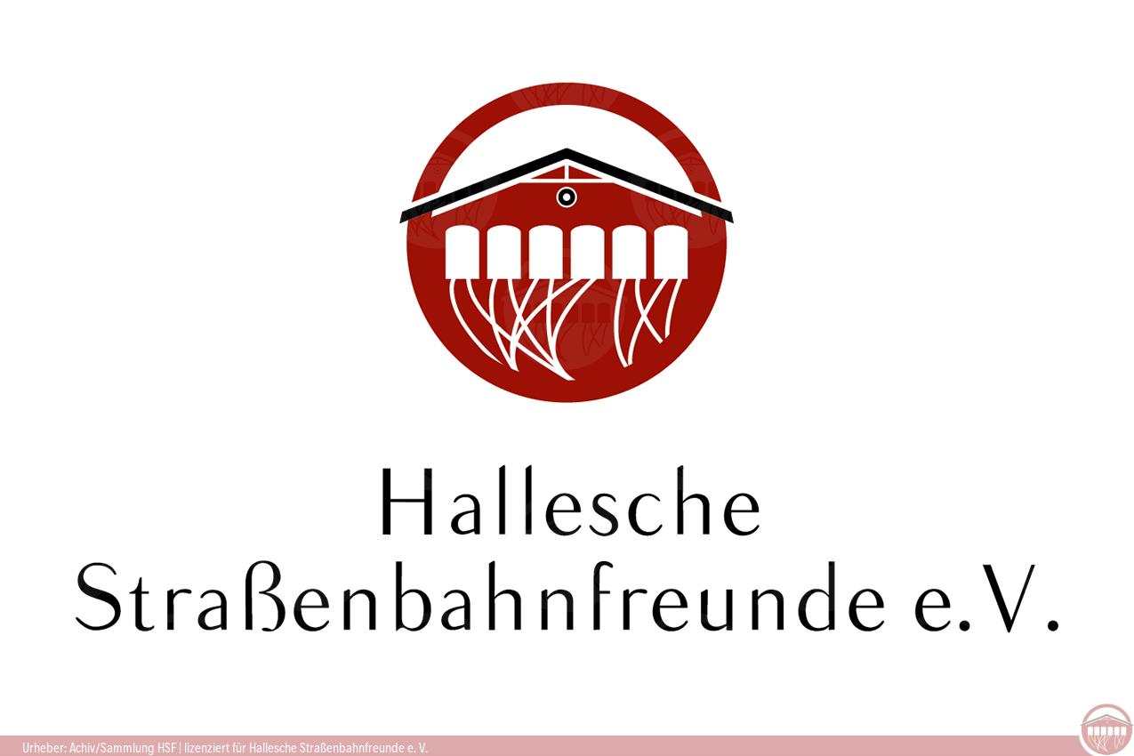 Logo des Vereins "Hallesche Straßenbahnfreunde e.V."